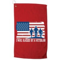 I Was Raised By A Veteran Golf Towel