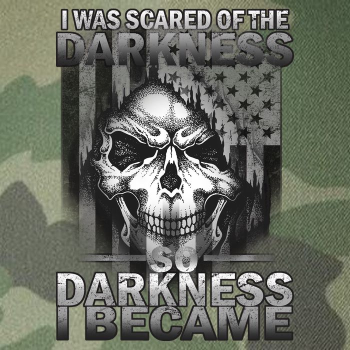 I Was Scared Of The Darkness So I Became The Darkness Legacy Tie Dye Trucker Hat