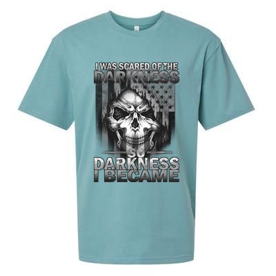 I Was Scared Of The Darkness So I Became The Darkness Sueded Cloud Jersey T-Shirt