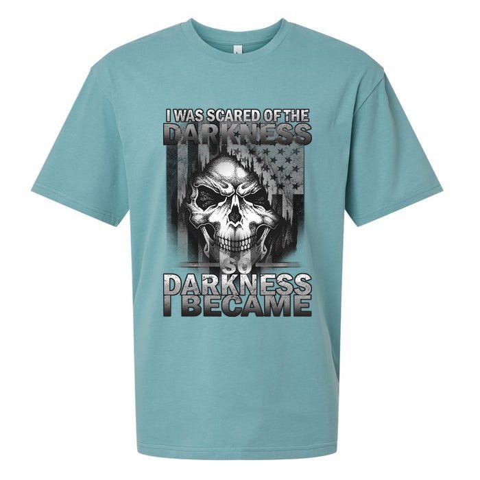 I Was Scared Of The Darkness So I Became The Darkness Sueded Cloud Jersey T-Shirt