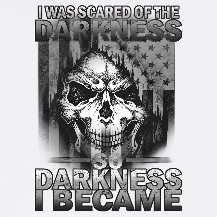 I Was Scared Of The Darkness So I Became The Darkness Garment-Dyed Sweatshirt