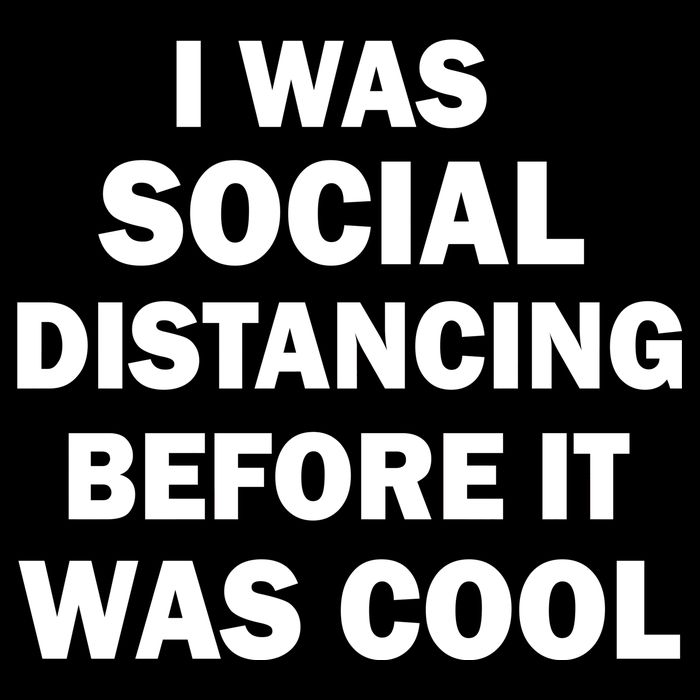 I Was Social Distancing Before It Was Cool Full Zip Hoodie