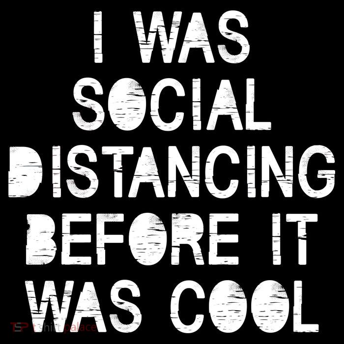 I Was Social Distancing Before it Was Cool Funny Pandemic Flatbill Hat