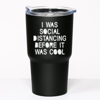 I Was Social Distancing Before it Was Cool Funny Pandemic Tumbler