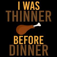 I Was Thinner Before Thanksgiving Dinner Doggie Tank