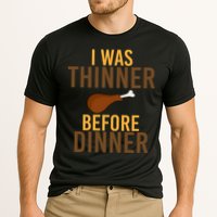 I Was Thinner Before Thanksgiving Dinner Cooling Performance Crew T-Shirt