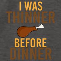 I Was Thinner Before Thanksgiving Dinner Vector Backpack