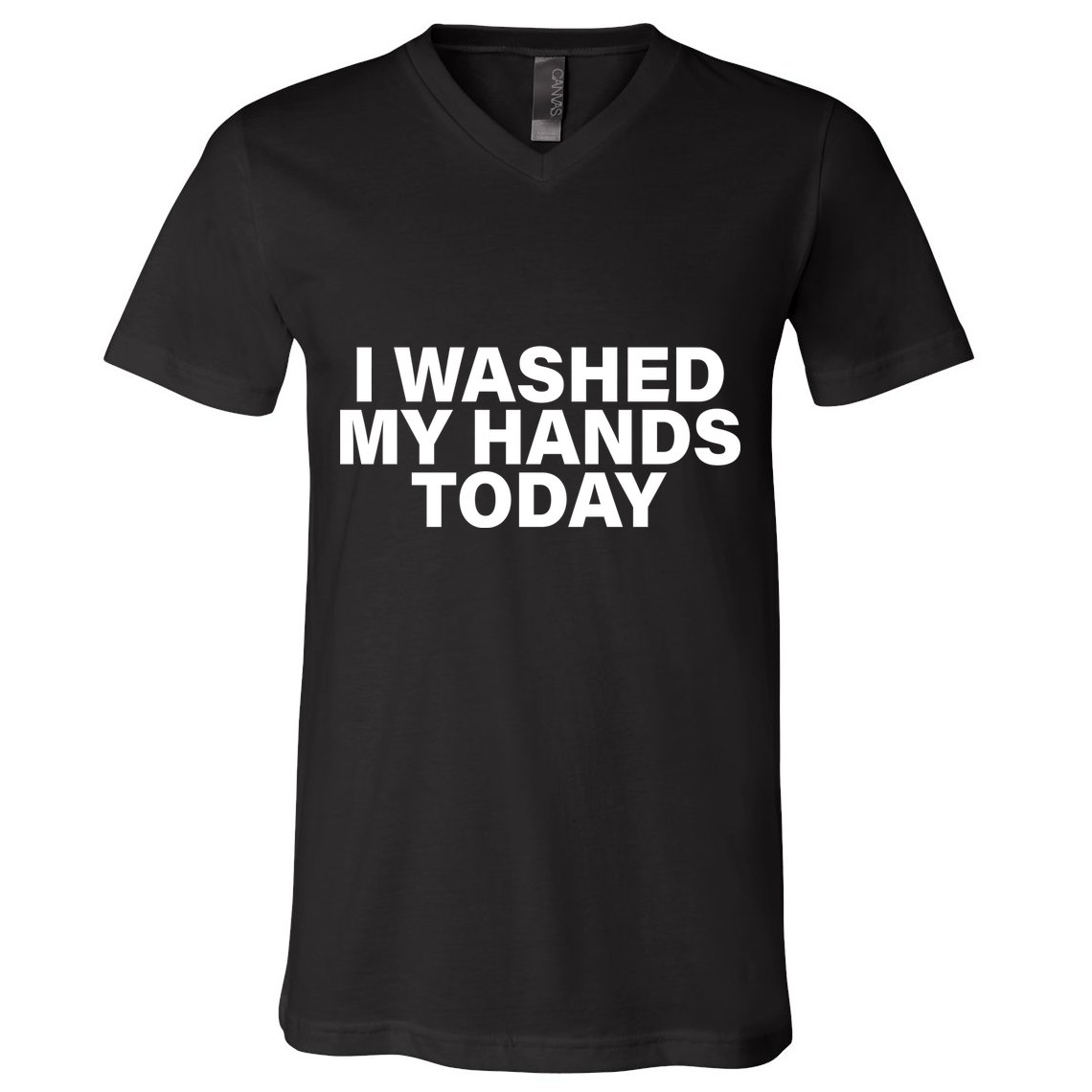 I Washed My Hands Today V-Neck T-Shirt