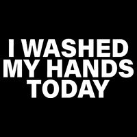 I Washed My Hands Today Wool Snapback Cap