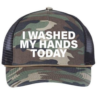 I Washed My Hands Today Retro Rope Trucker Hat Cap