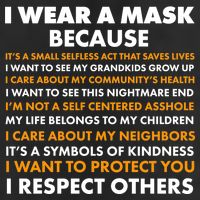 I Wear A Mask Because I Want to Protect You Tumbler