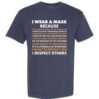 I Wear A Mask Because I Want to Protect You Garment-Dyed Heavyweight T-Shirt