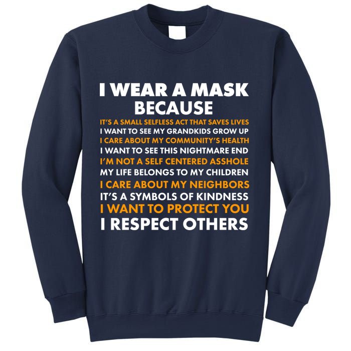 I Wear A Mask Because I Want to Protect You Sweatshirt