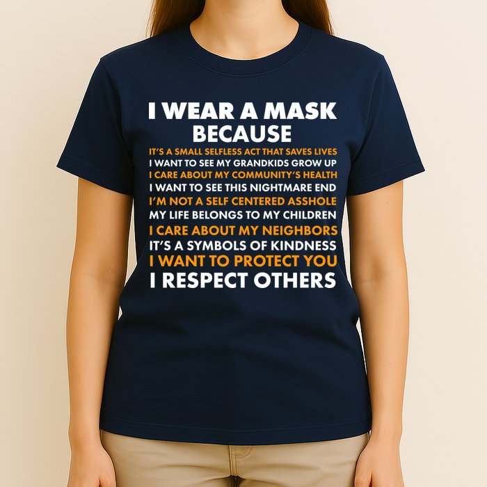 I Wear A Mask Because I Want to Protect You T-Shirt