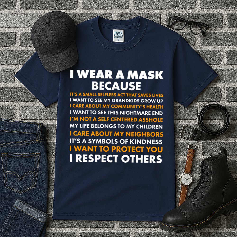 I Wear A Mask Because I Want to Protect You Tall T-Shirt