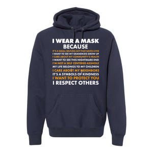 I Wear A Mask Because I Want to Protect You Premium Hoodie