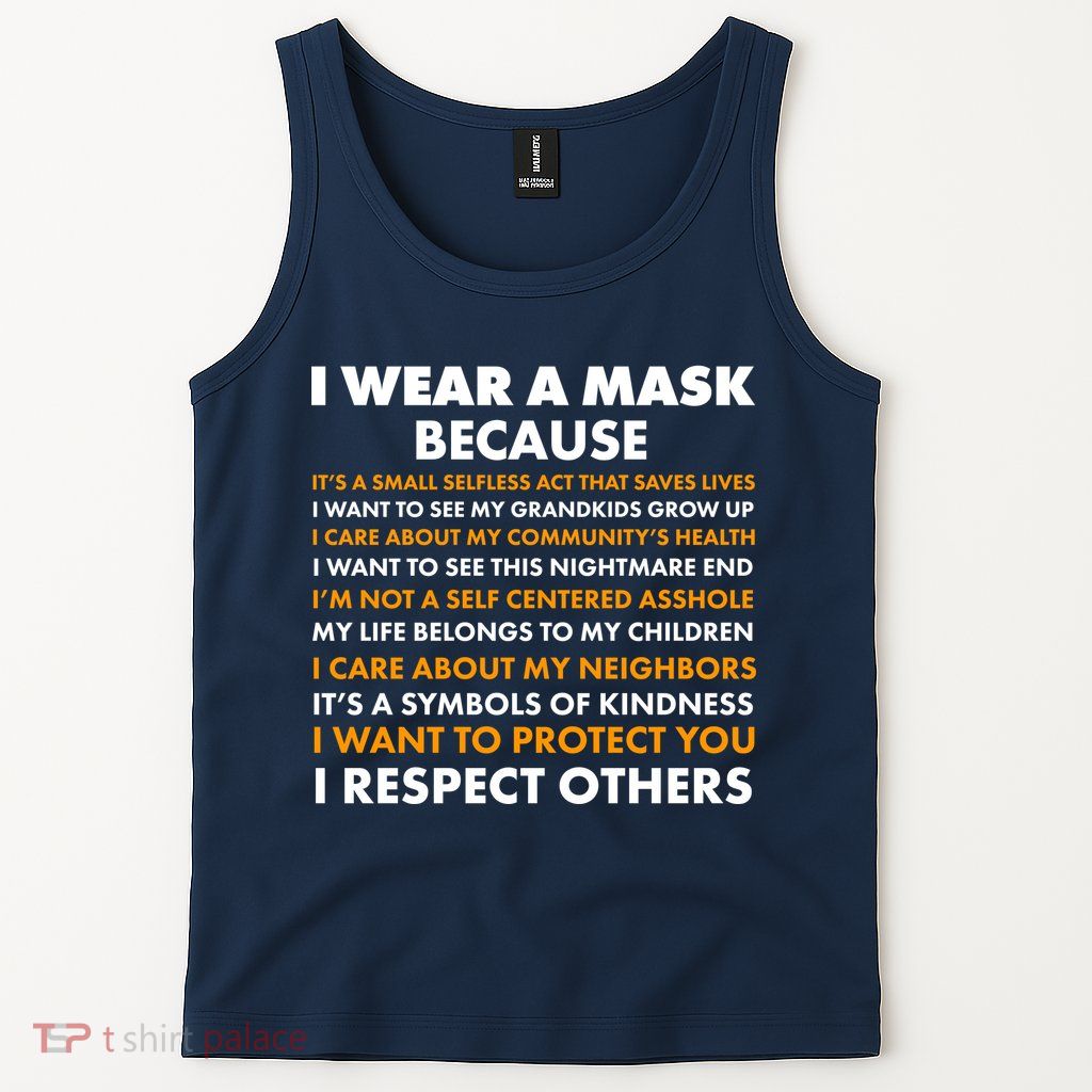 I Wear A Mask Because I Want to Protect You Tank Top