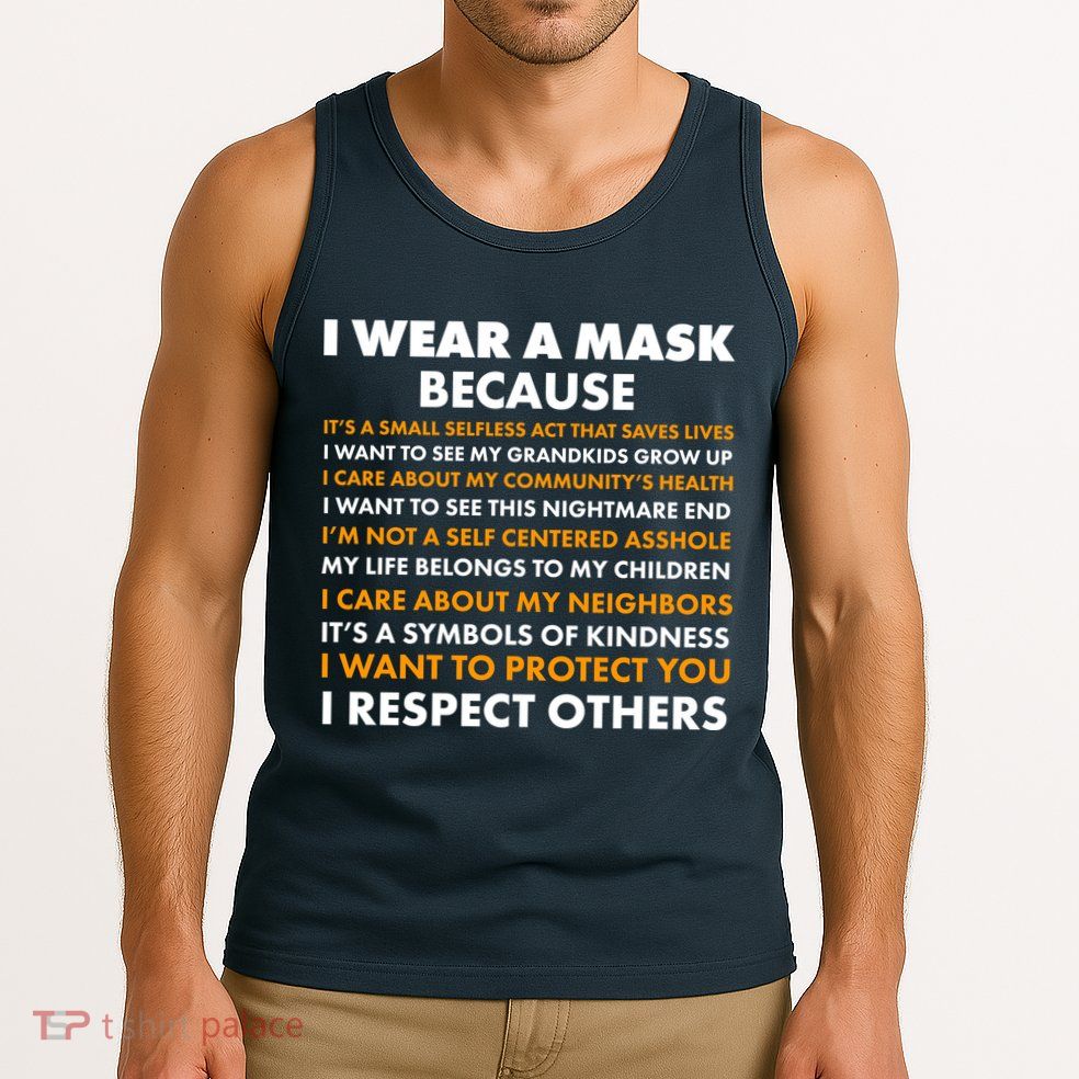 I Wear A Mask Because I Want to Protect You Tank Top