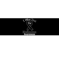 I Wear Black For Melanoma Awareness Bumper Sticker