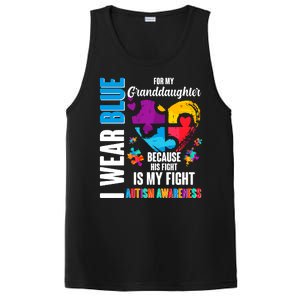 I Wear Blue For My Granddaughter Her Fight is My Fight  Autism PosiCharge Competitor Tank