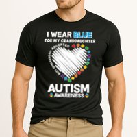 I Wear Blue For My Personalize Custom Text Autism Performance Shirt
