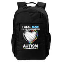 I Wear Blue For My Personalize Custom Text Autism Backpack