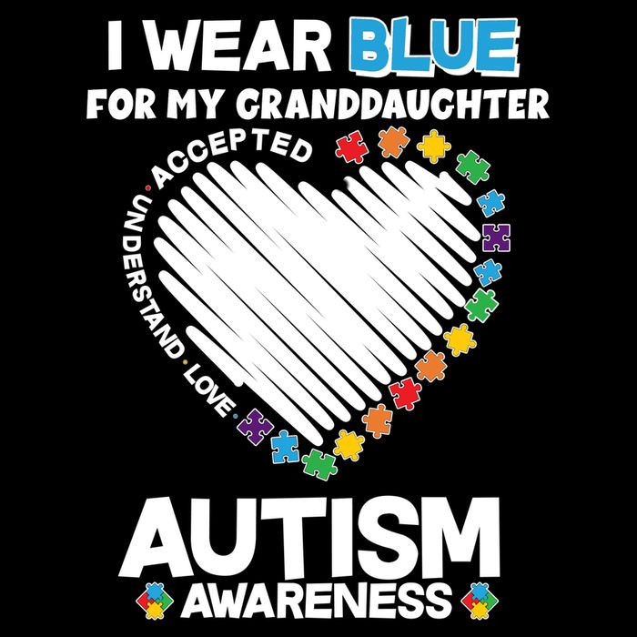 I Wear Blue For My Personalize Custom Text Autism Backpack