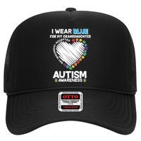 I Wear Blue For My Personalize Custom Text Autism Trucker Hat
