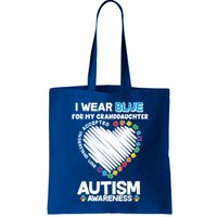 I Wear Blue For My Personalize Custom Text Autism Bag