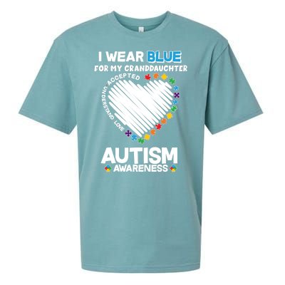 I Wear Blue For My Personalize Custom Text Autism Sueded Cloud Jersey T-Shirt