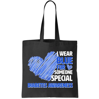 I Wear Blue For Someone Special Diabetes Awareness Bag