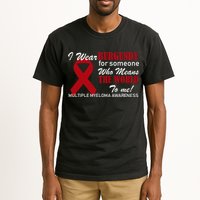 I Wear Burgundy Multiple Myeloma  Tall T-Shirt