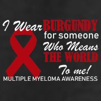 I Wear Burgundy Multiple Myeloma  Adult Drive Performance Visor