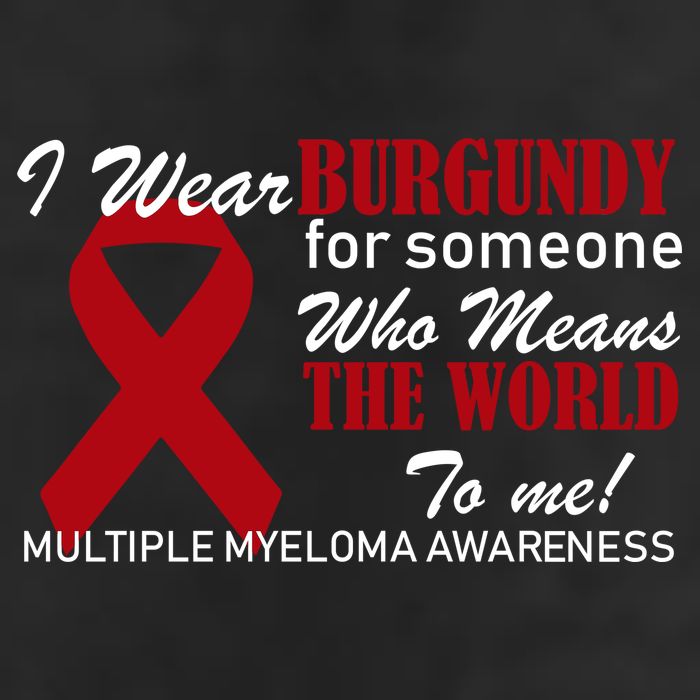 I Wear Burgundy Multiple Myeloma  Adult Drive Performance Visor