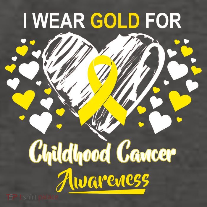 I Wear Gold For Childhood Cancer Awareness  Vector Backpack