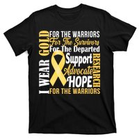 I Wear Gold For Childhood Cancer Awareness 1 T-Shirt