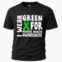 I Wear Green For Mental Health Awareness Cooling Performance Crew T-Shirt