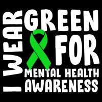 I Wear Green For Mental Health Awareness Cooling Performance Crew T-Shirt