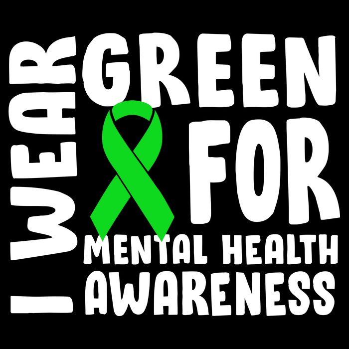 I Wear Green For Mental Health Awareness T-Shirt