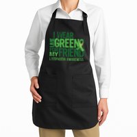 I Wear Lime Green For My Friend Lymphoma Awareness Apron