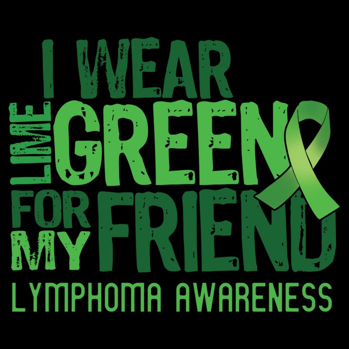 I Wear Lime Green For My Friend Lymphoma Awareness Apron