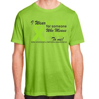 I Wear Lime Green Non-Hodgkin's Lymphoma Adult ChromaSoft Performance T-Shirt