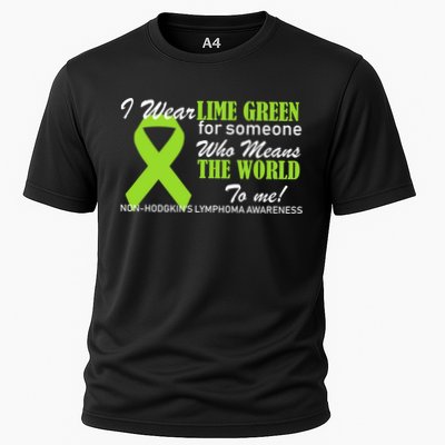 I Wear Lime Green Non-Hodgkin's Lymphoma Performance Shirt