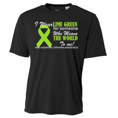 I Wear Lime Green Non-Hodgkin's Lymphoma Cooling Performance Crew T-Shirt