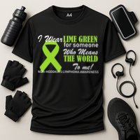 I Wear Lime Green Non-Hodgkin's Lymphoma Cooling Performance Crew T-Shirt