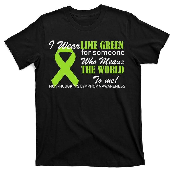 I Wear Lime Green Non-Hodgkin's Lymphoma T-Shirt