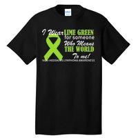 I Wear Lime Green Non-Hodgkin's Lymphoma Tall T-Shirt