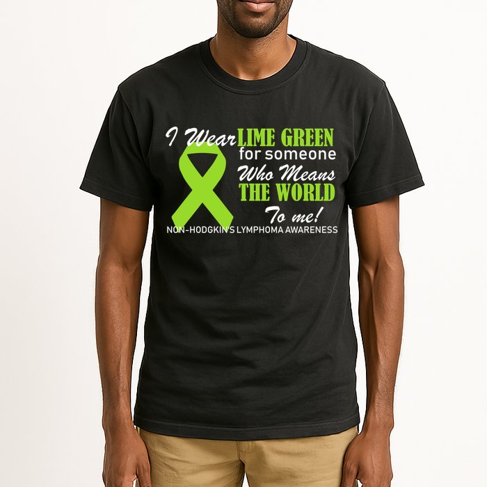 I Wear Lime Green Non-Hodgkin's Lymphoma Tall T-Shirt