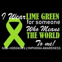 I Wear Lime Green Non-Hodgkin's Lymphoma Tall T-Shirt