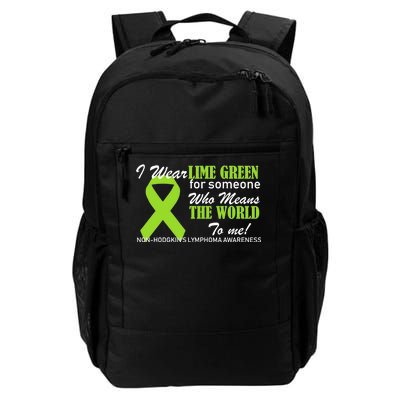 I Wear Lime Green Non-Hodgkin's Lymphoma Daily Commute Backpack